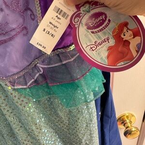 Disney Ariel Sparkle Dress in Purple and Green